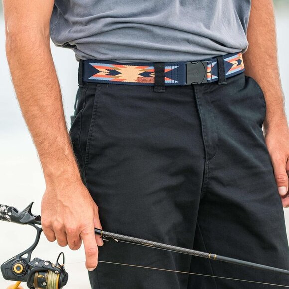 The Original Unisex Adventure Belt, Heavy Duty Elastic Webbing, Non-Metal Travel - Picture 6 of 9